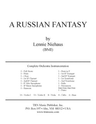 Russian Fantasy Orchestra sheet music cover